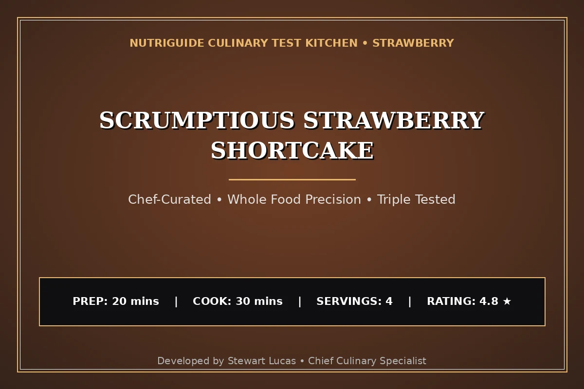 Scrumptious Strawberry Shortcake