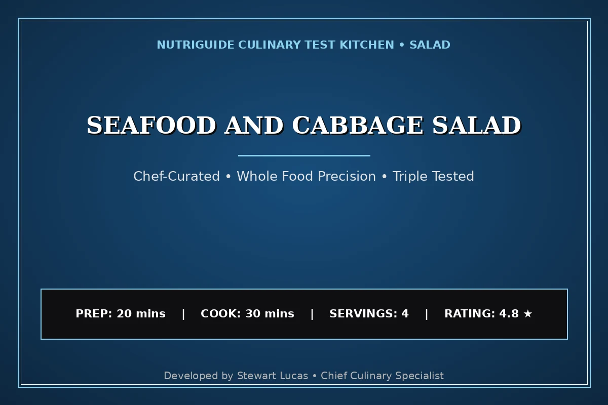 Seafood And Cabbage Salad