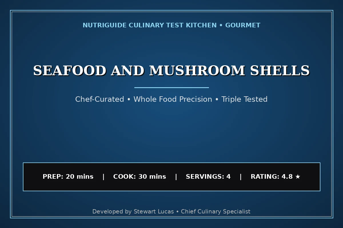 Seafood And Mushroom Shells