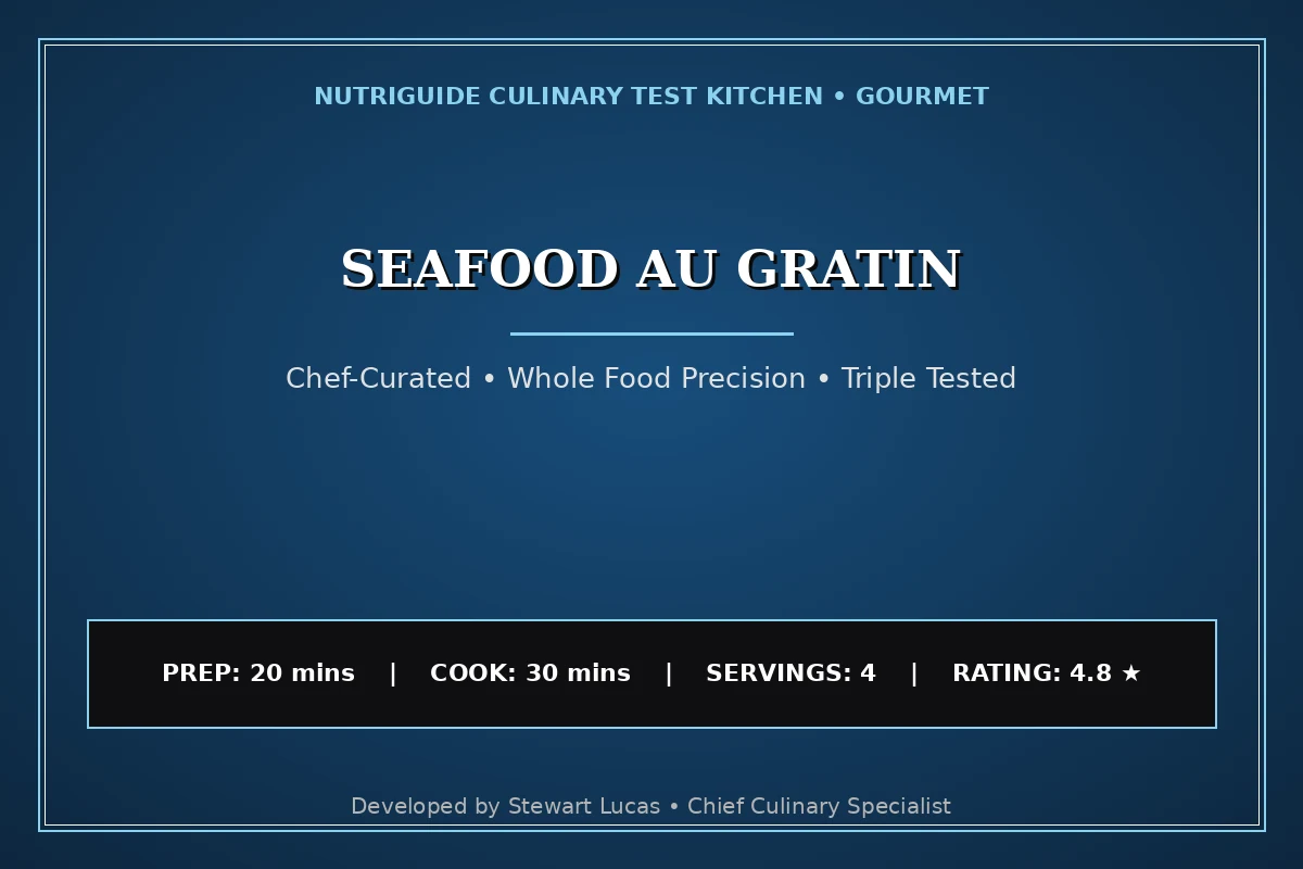 Seafood Au Gratin