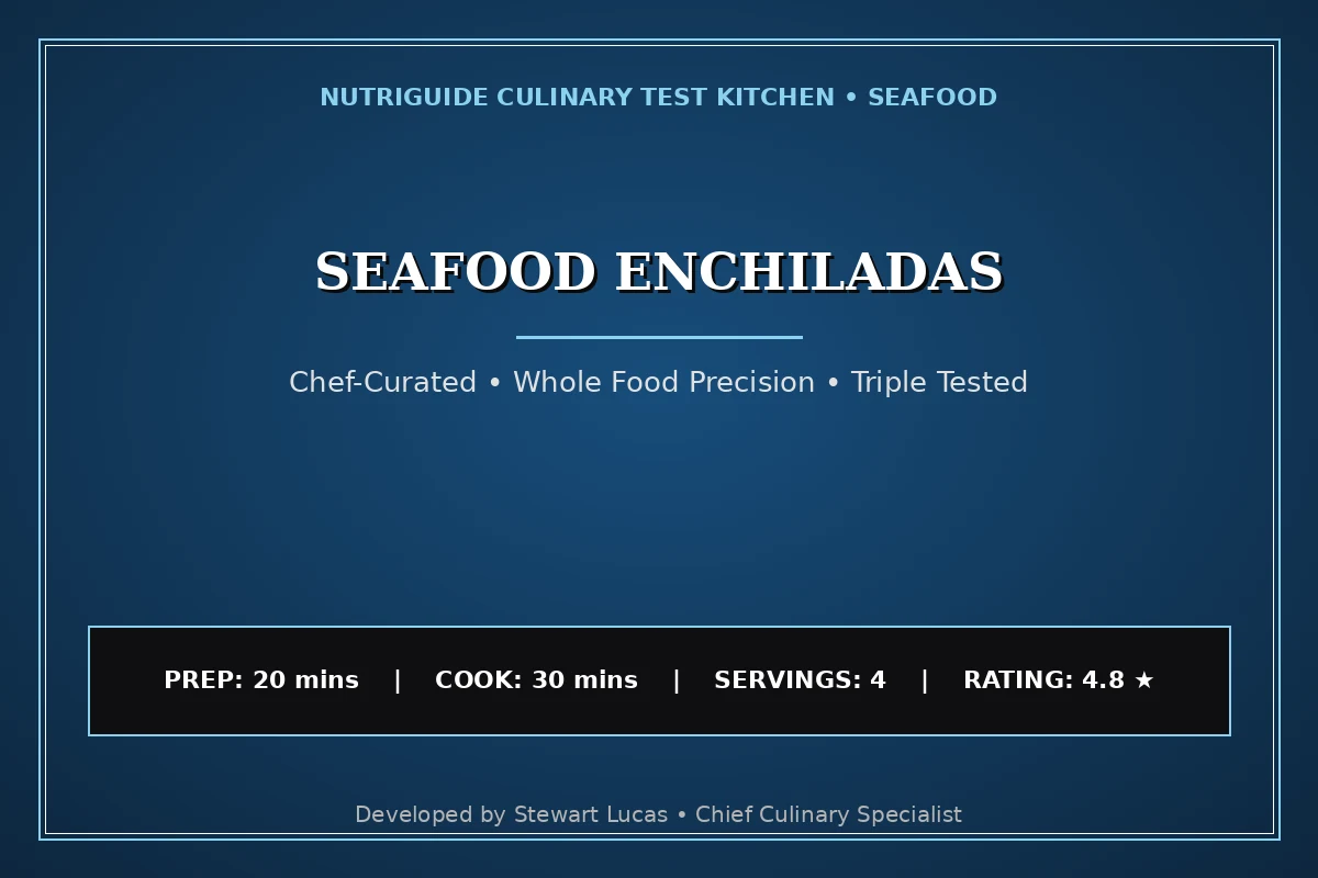 Seafood Enchiladas