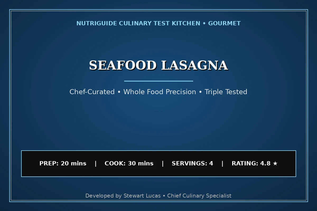 Seafood Lasagna