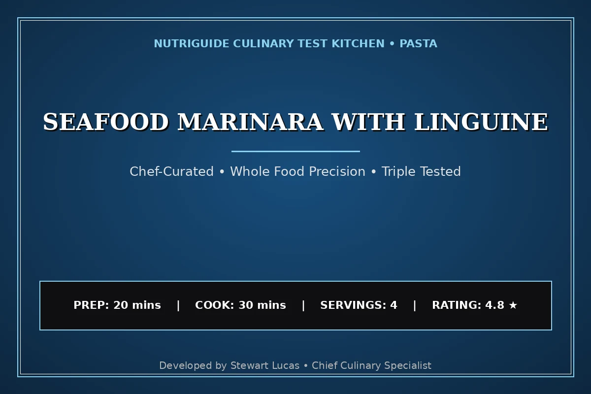 Seafood Marinara With Linguine