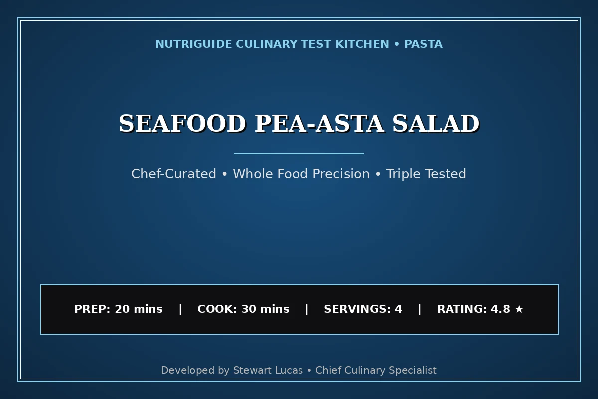 Seafood Pea-Asta Salad