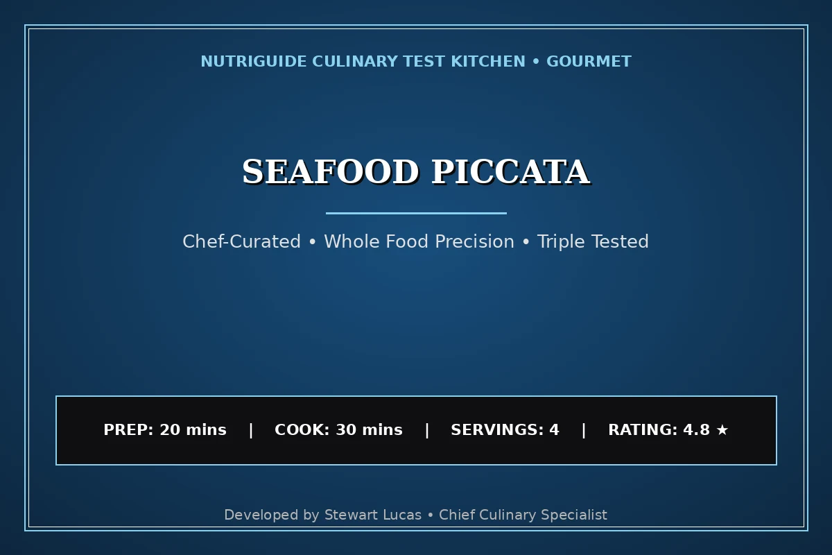 Seafood Piccata