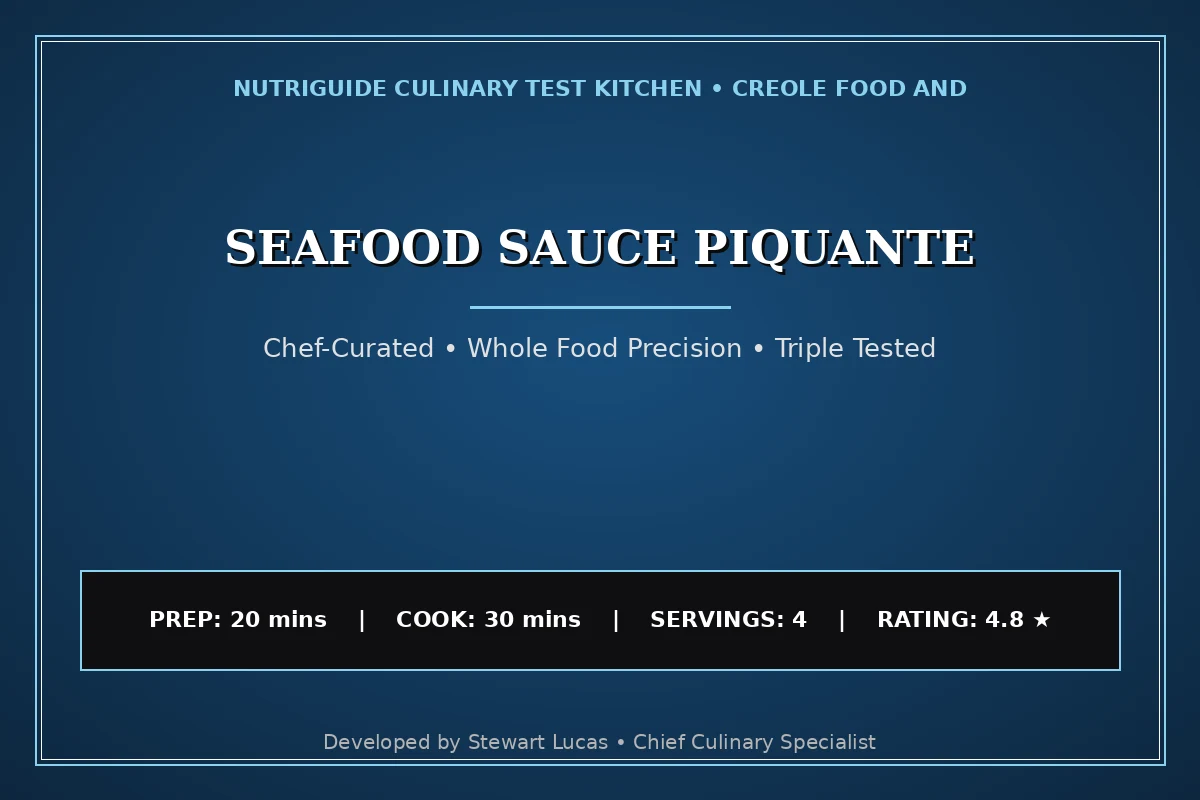 Seafood Sauce Piquante