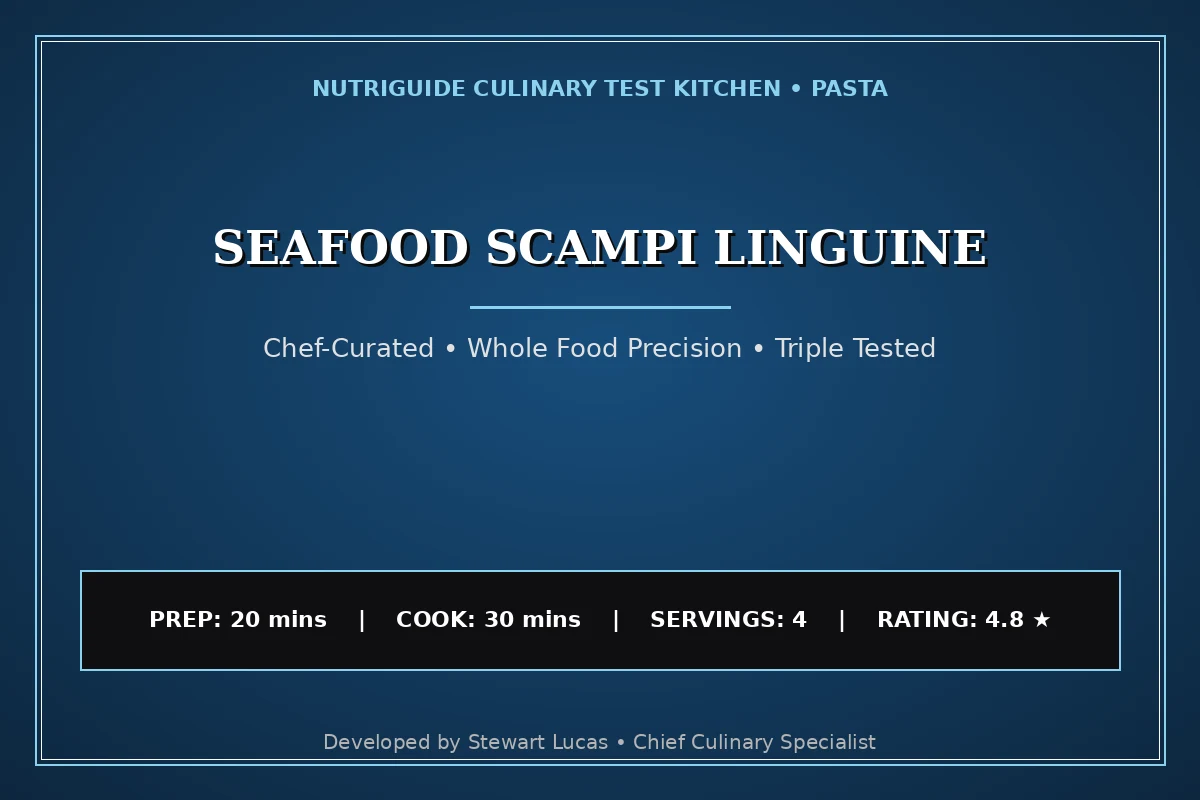 Seafood Scampi Linguine