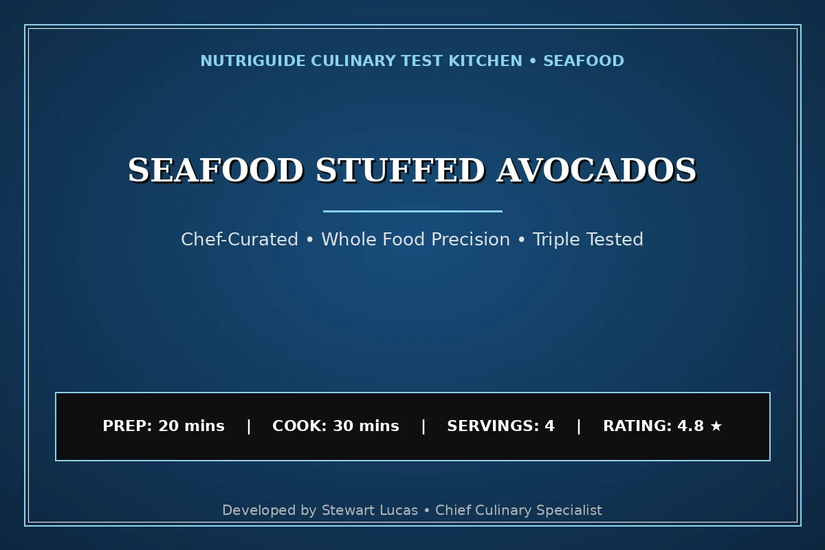 Seafood Stuffed Avocados