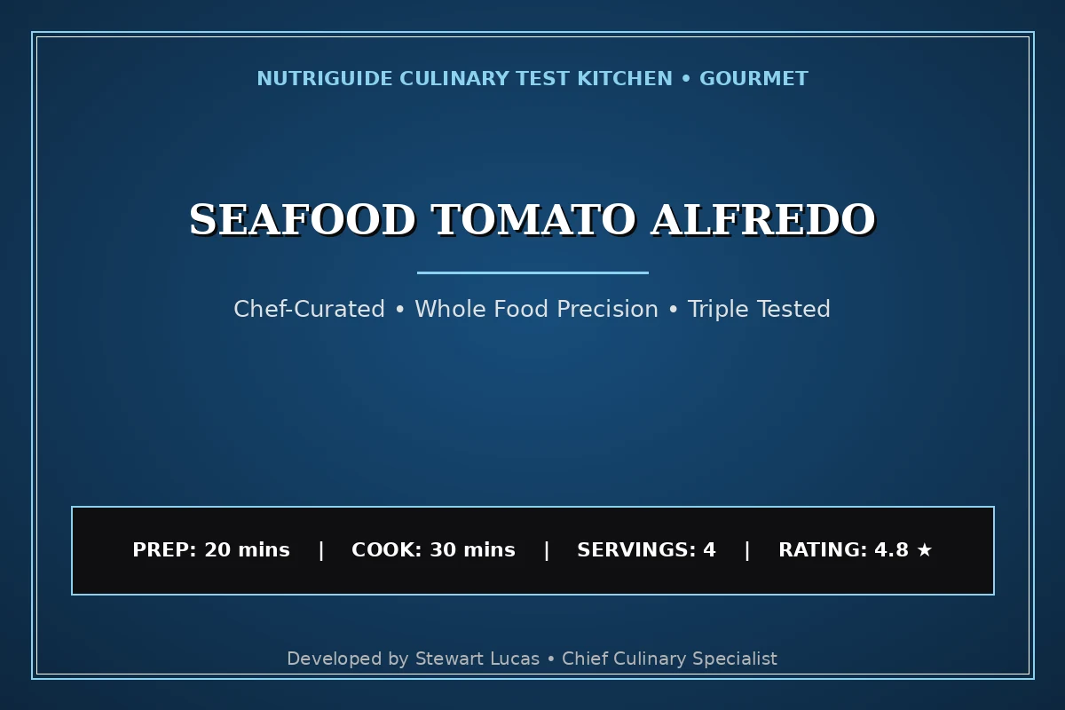 Seafood Tomato Alfredo