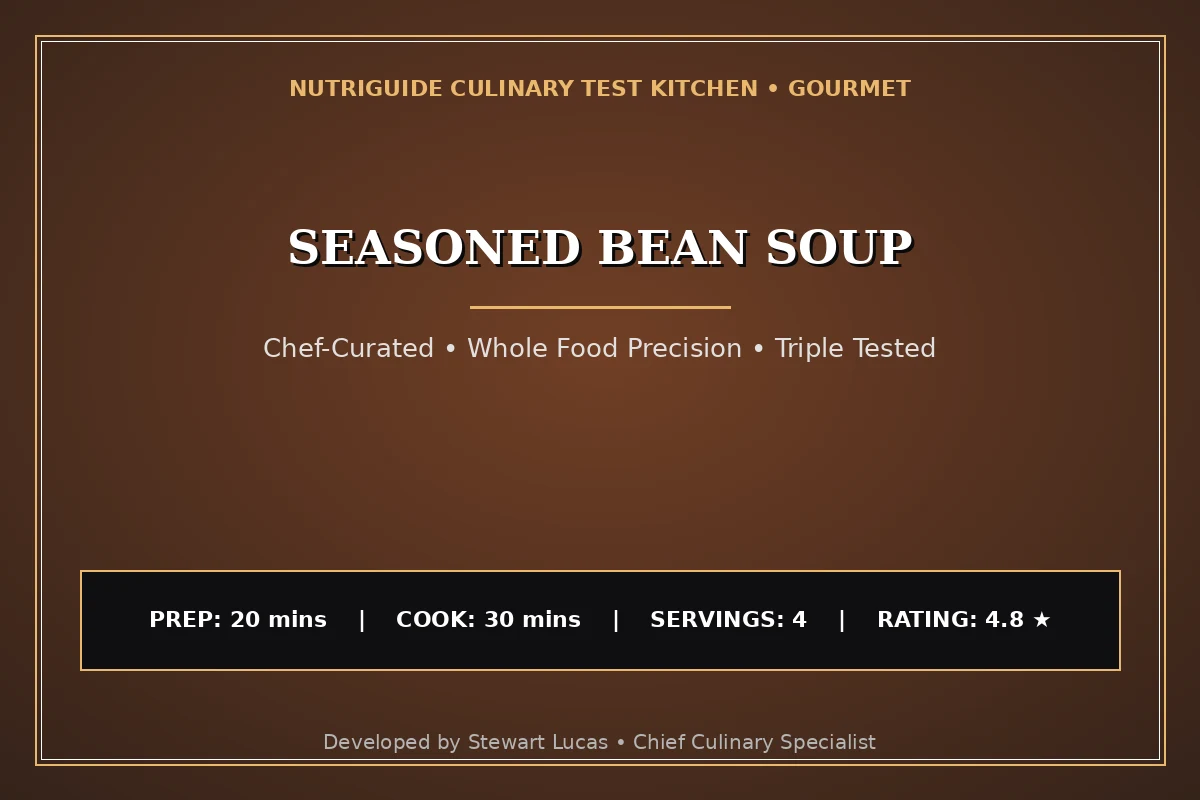 Seasoned Bean Soup