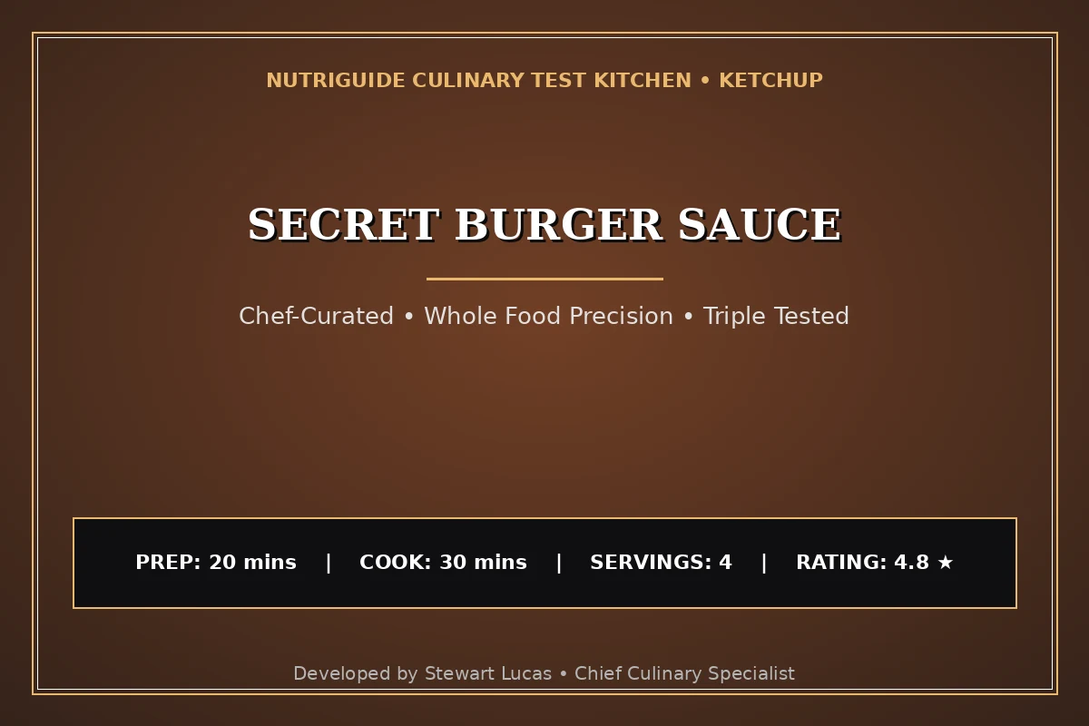 Secret Burger Sauce