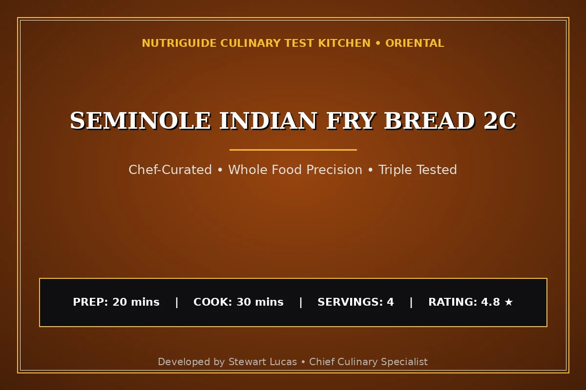 Seminole Indian Fry Bread 2C