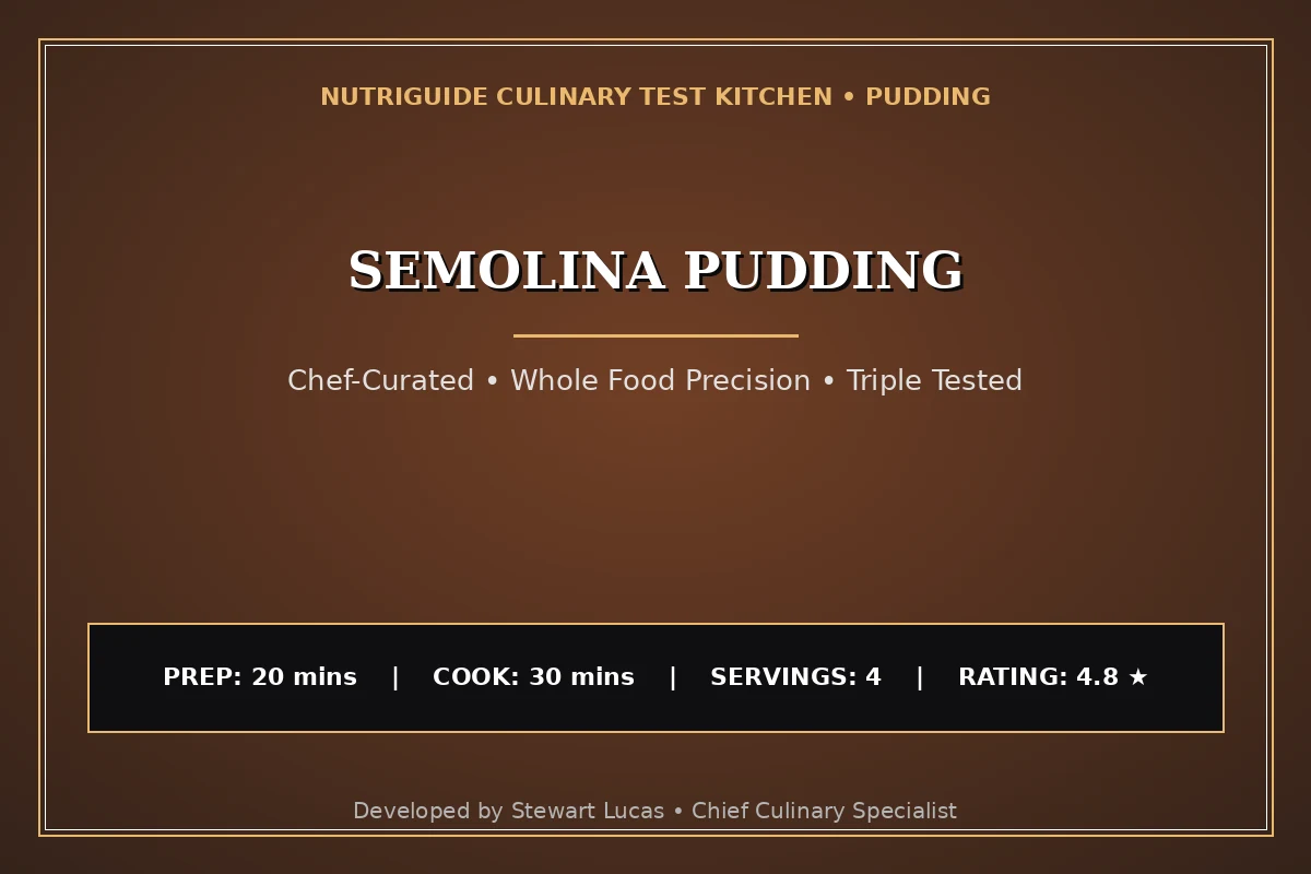 Semolina Pudding