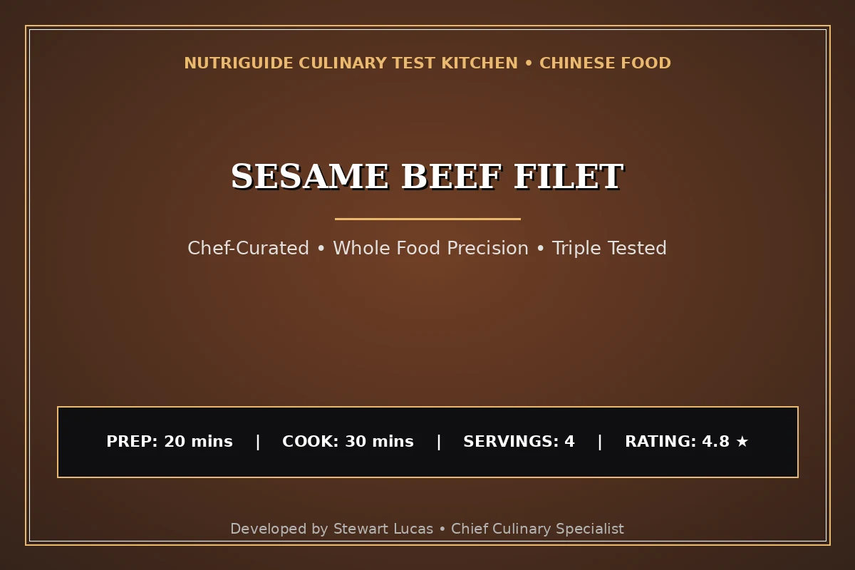 Sesame Beef Filet