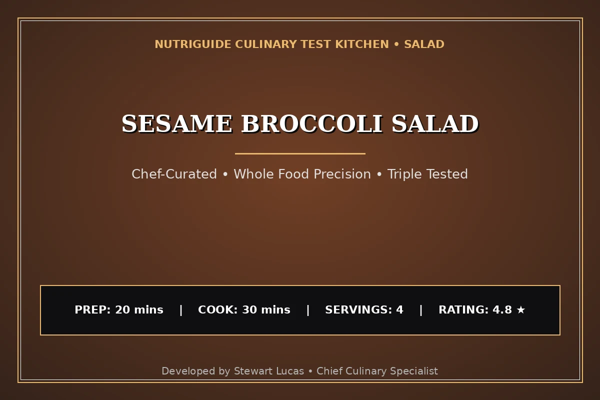 Sesame Broccoli Salad