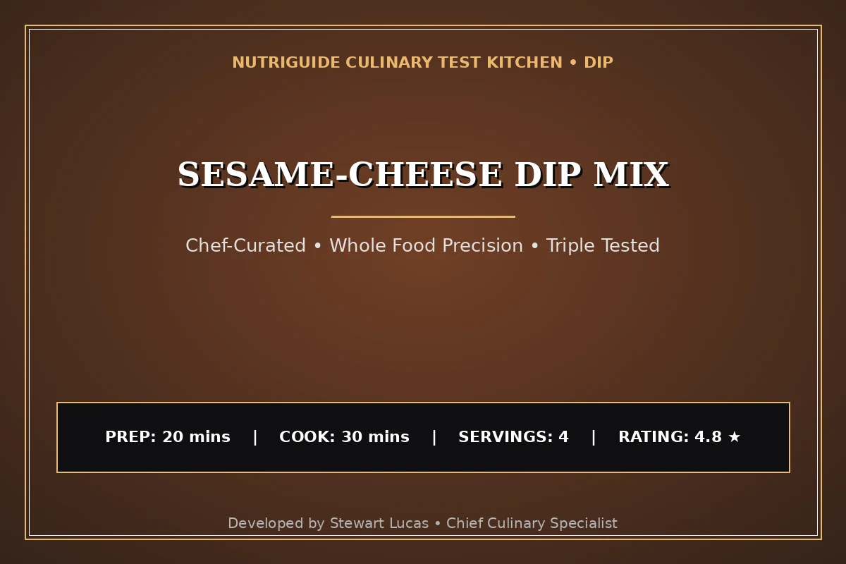 Sesame-Cheese Dip Mix