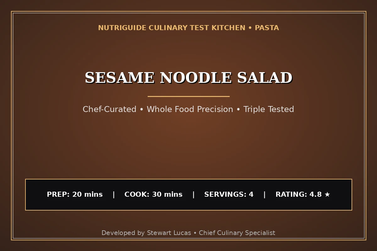 Sesame Noodle Salad