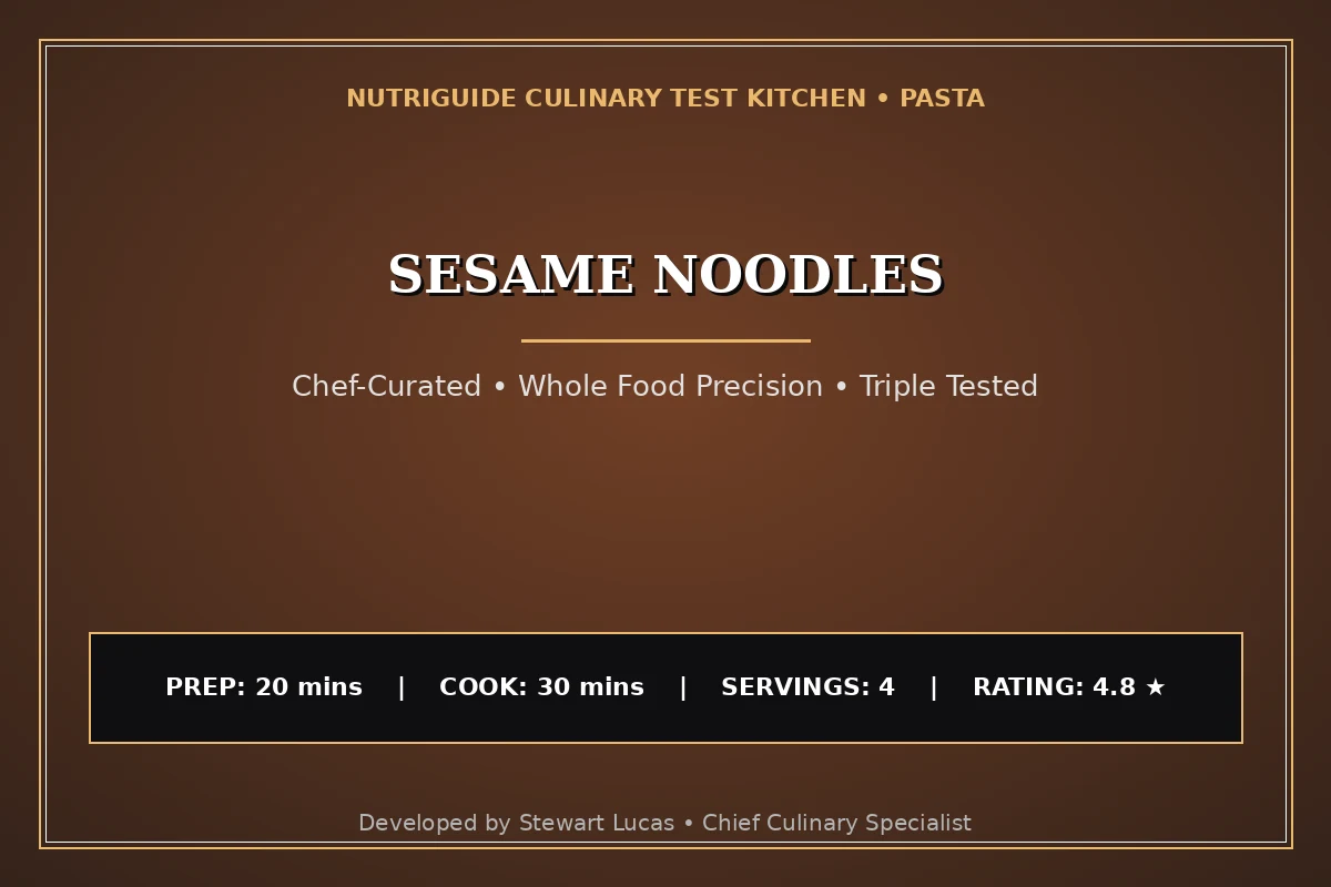 Sesame Noodles