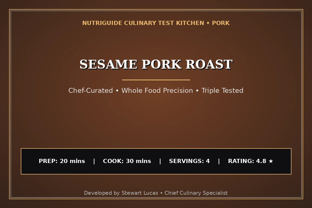 Sesame Pork Roast