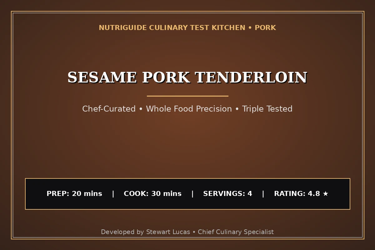 Sesame Pork Tenderloin