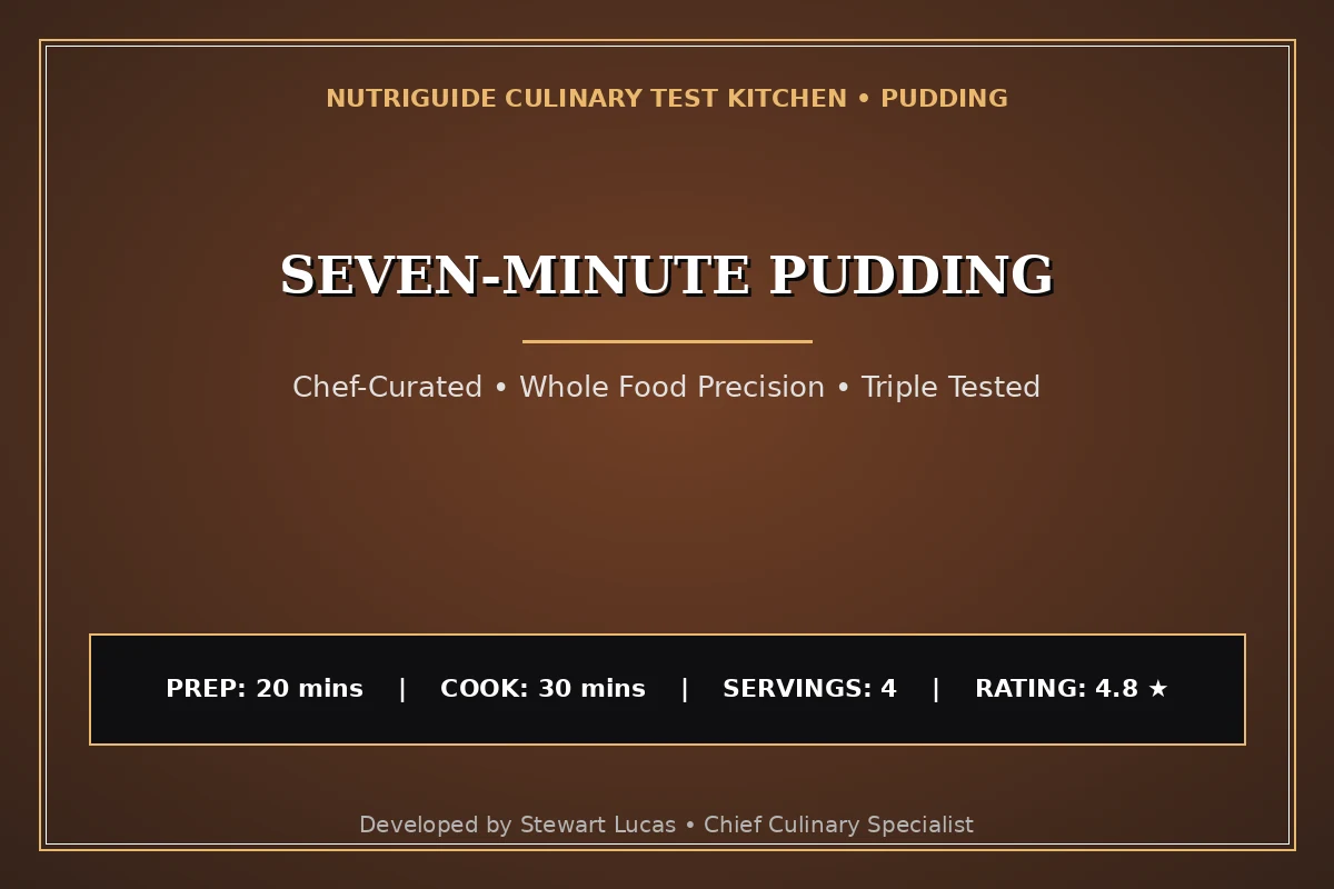 Seven-Minute Pudding