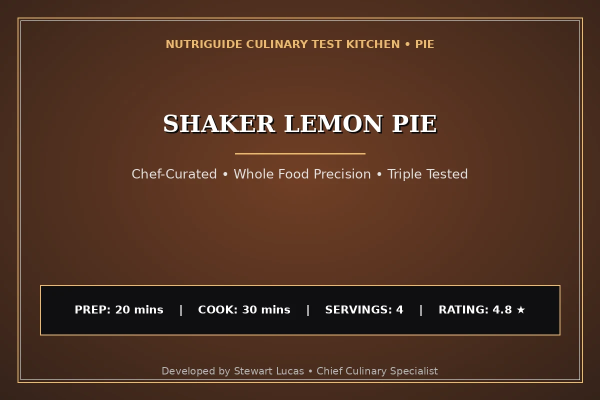 Shaker Lemon Pie