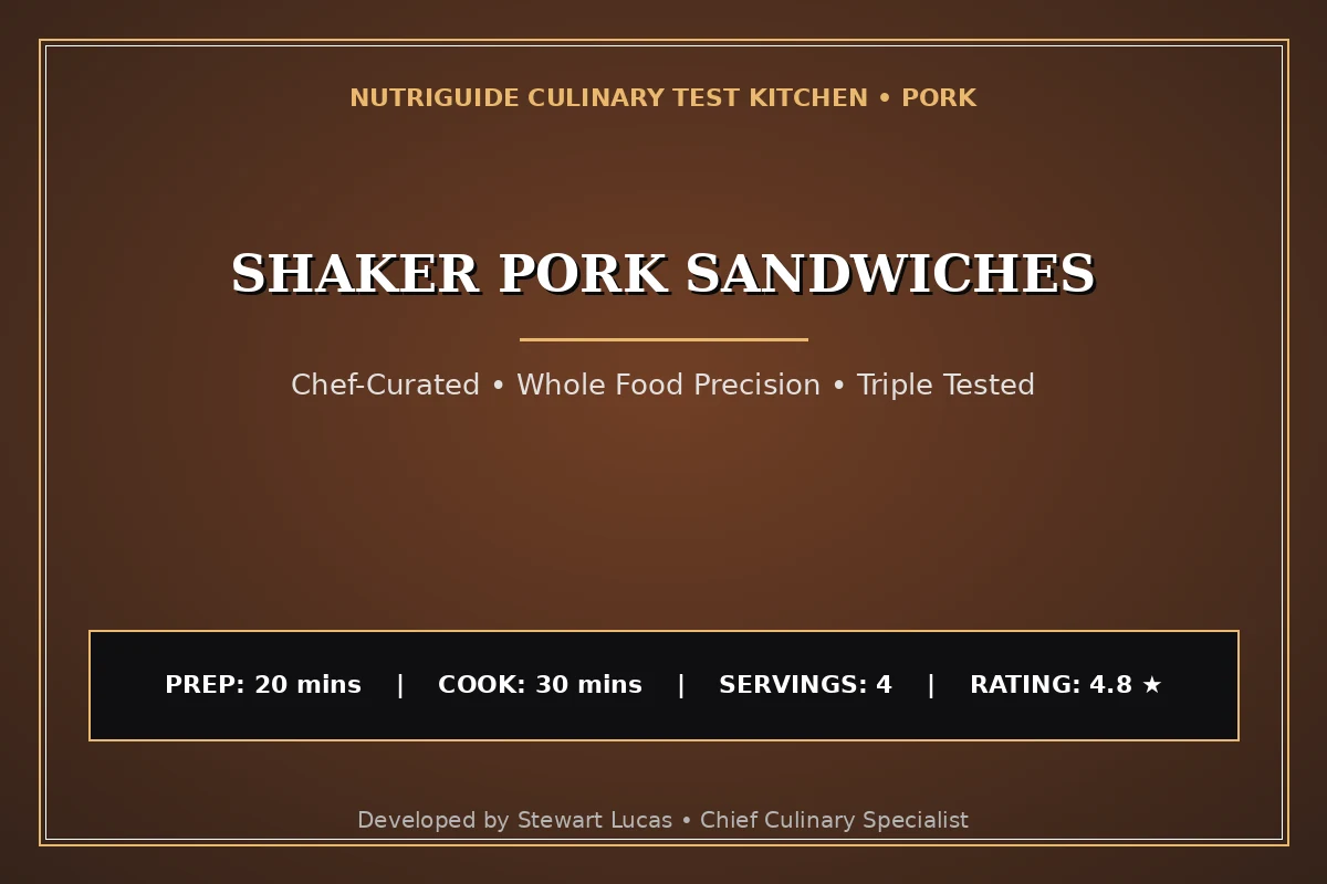 Shaker Pork Sandwiches