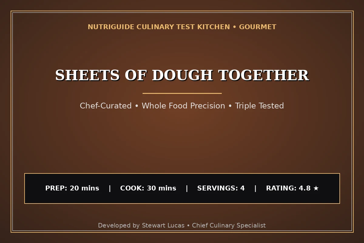 Sheets Of Dough Together