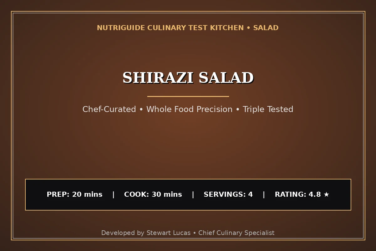 Shirazi Salad