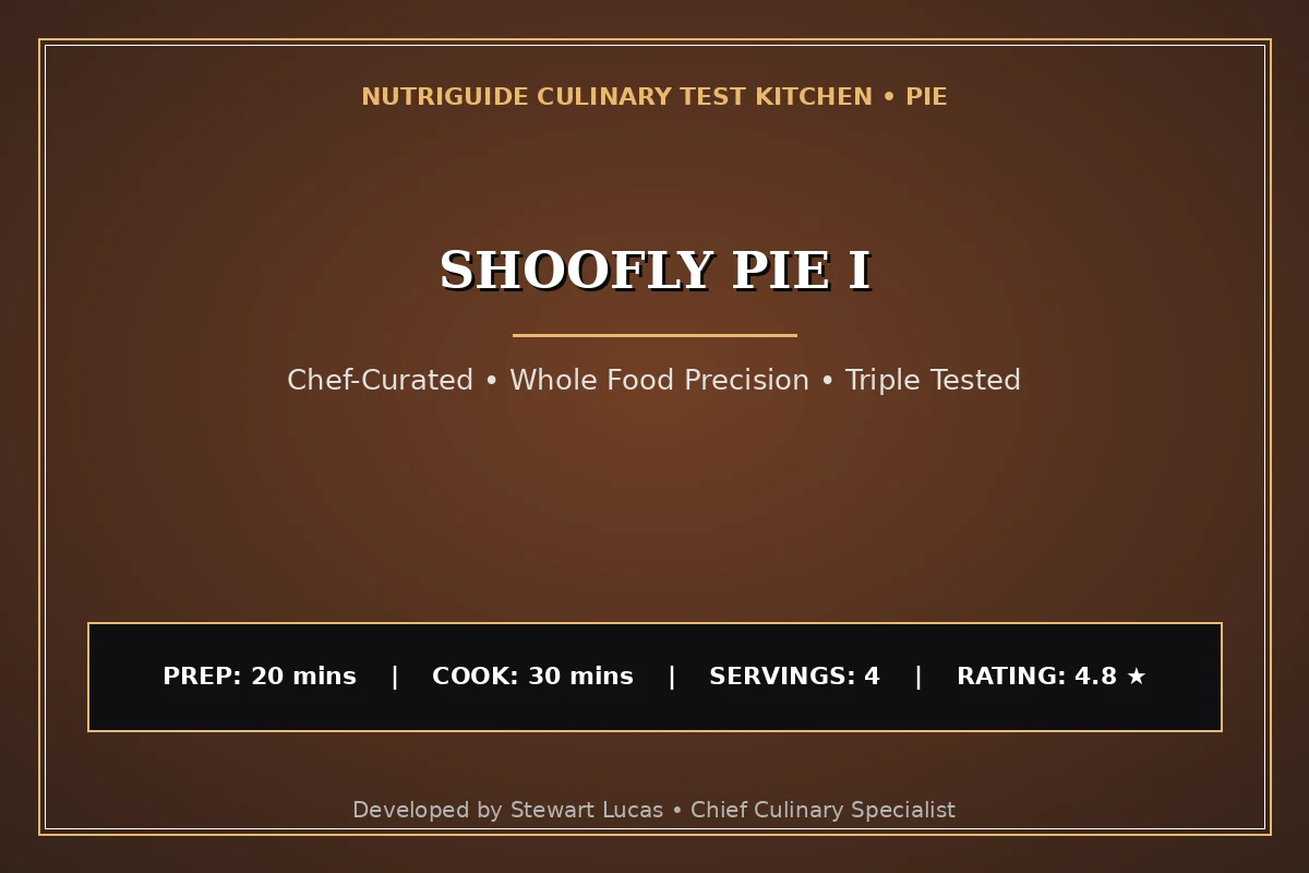 Shoofly Pie I