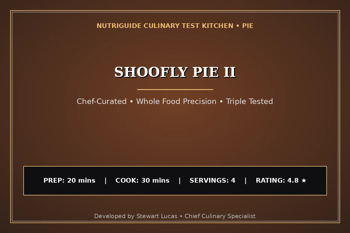Shoofly Pie Ii