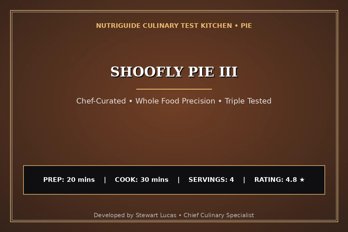 Shoofly Pie Iii
