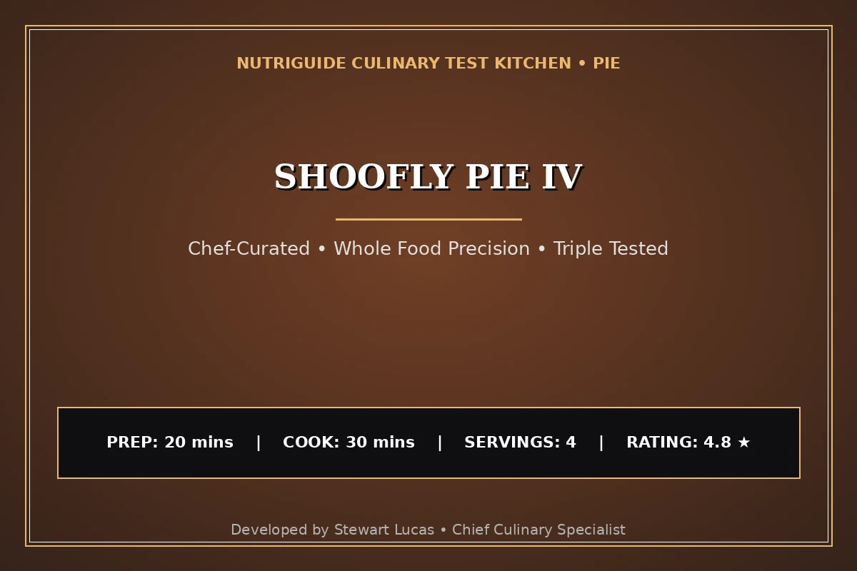 Shoofly Pie Iv