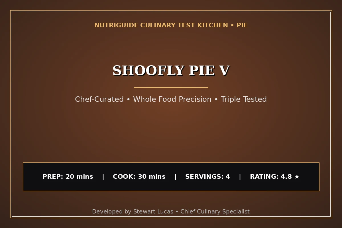 Shoofly Pie V