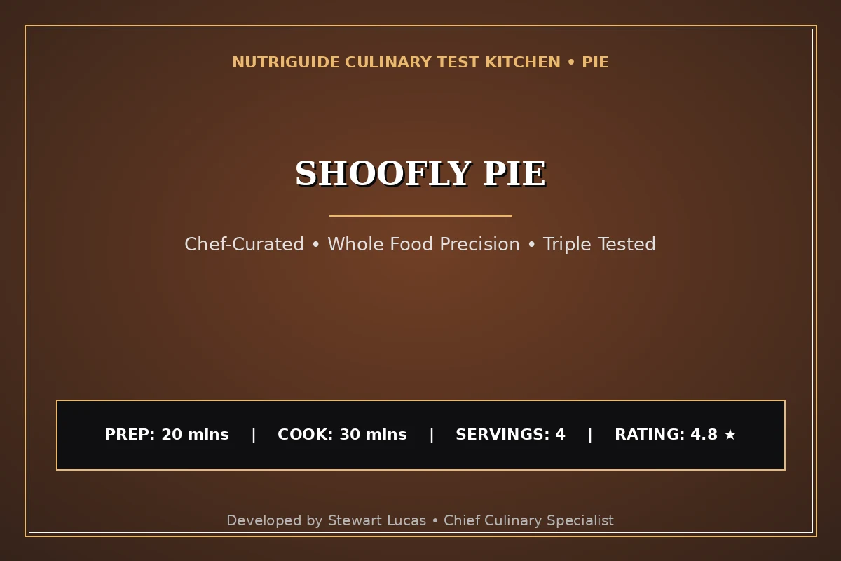 Shoofly Pie