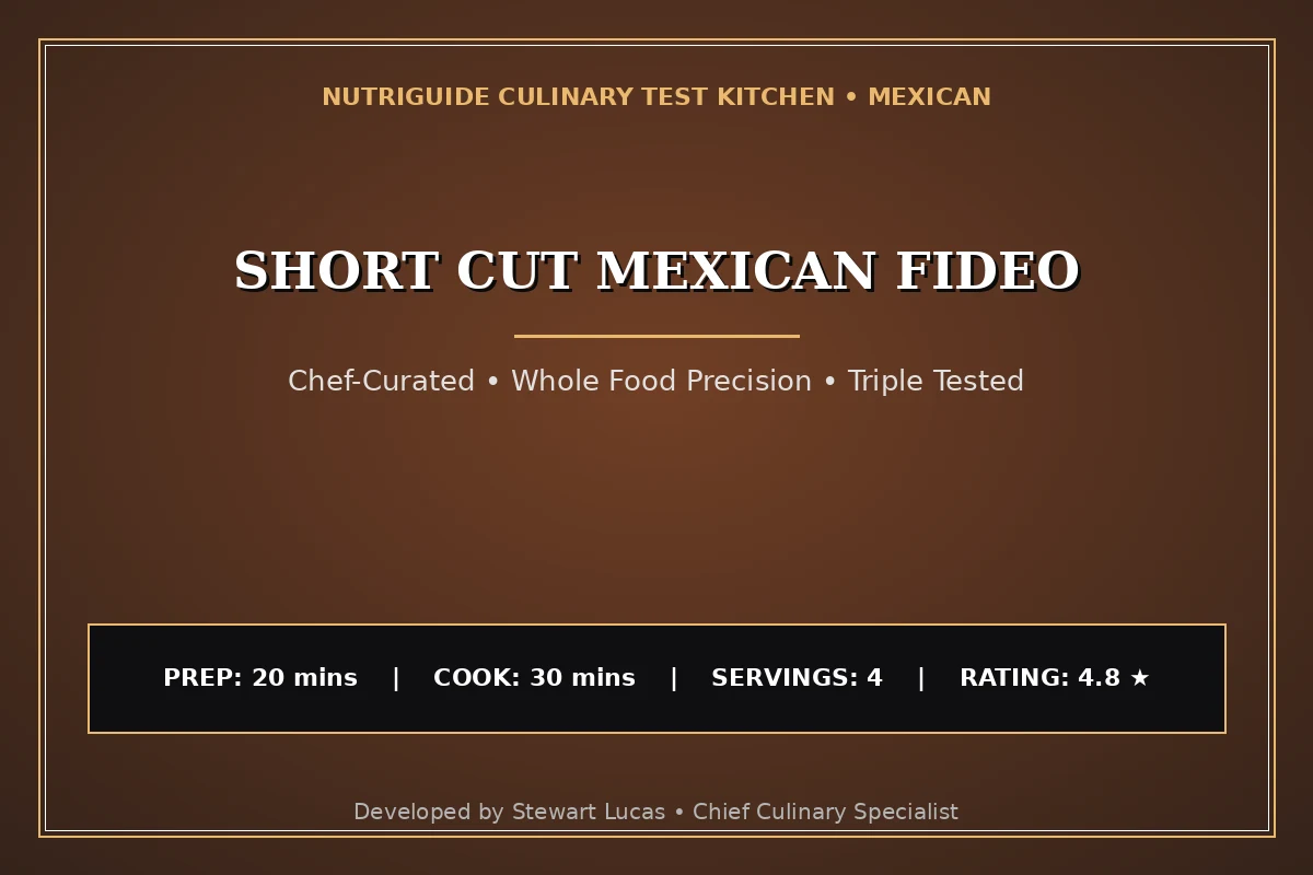 Short Cut Mexican Fideo