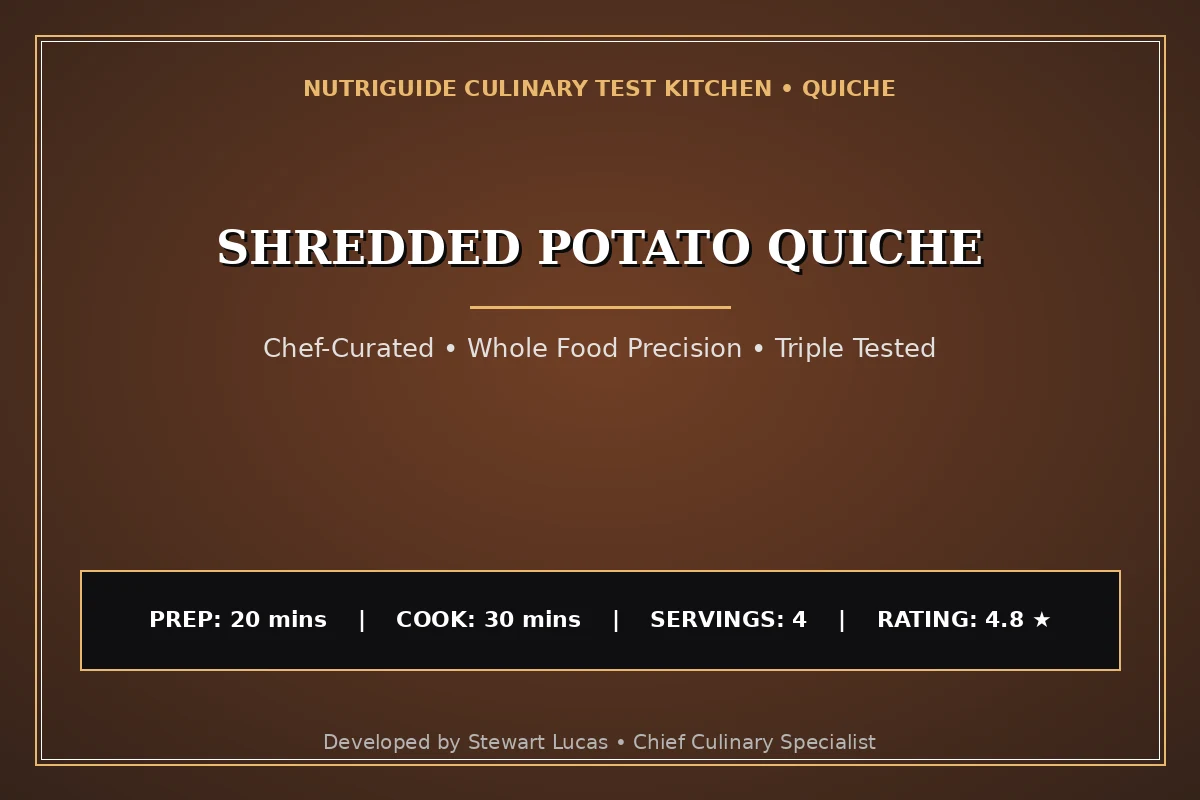 Shredded Potato Quiche
