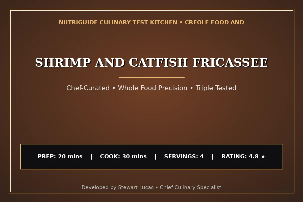 Shrimp And Catfish Fricassee