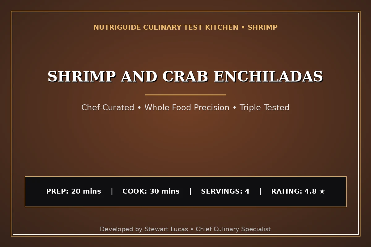 Shrimp And Crab Enchiladas