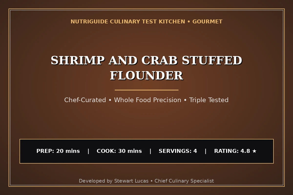 Shrimp And Crab Stuffed Flounder