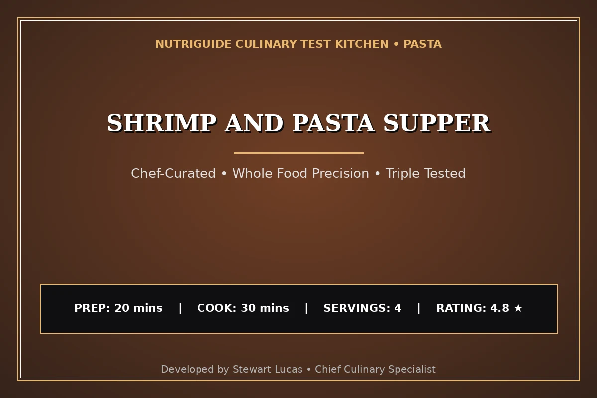 Shrimp And Pasta Supper