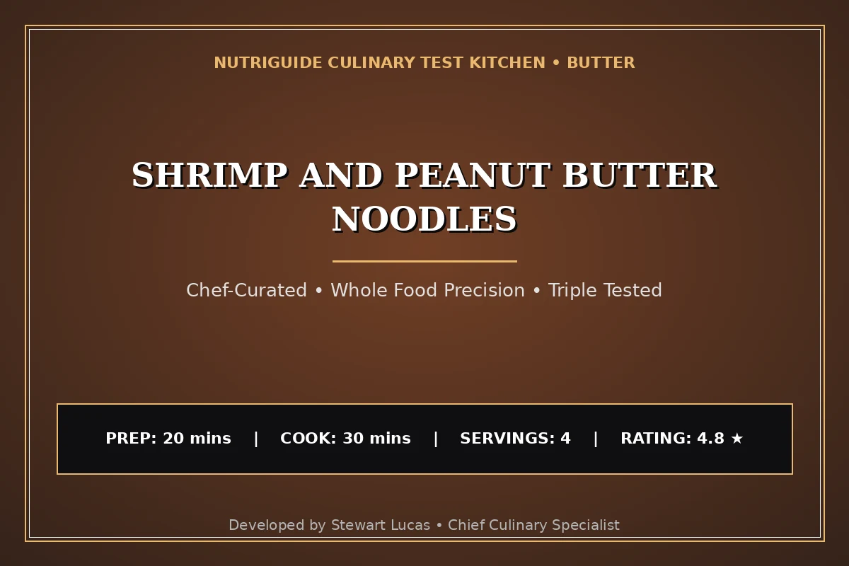 Shrimp And Peanut Butter Noodles