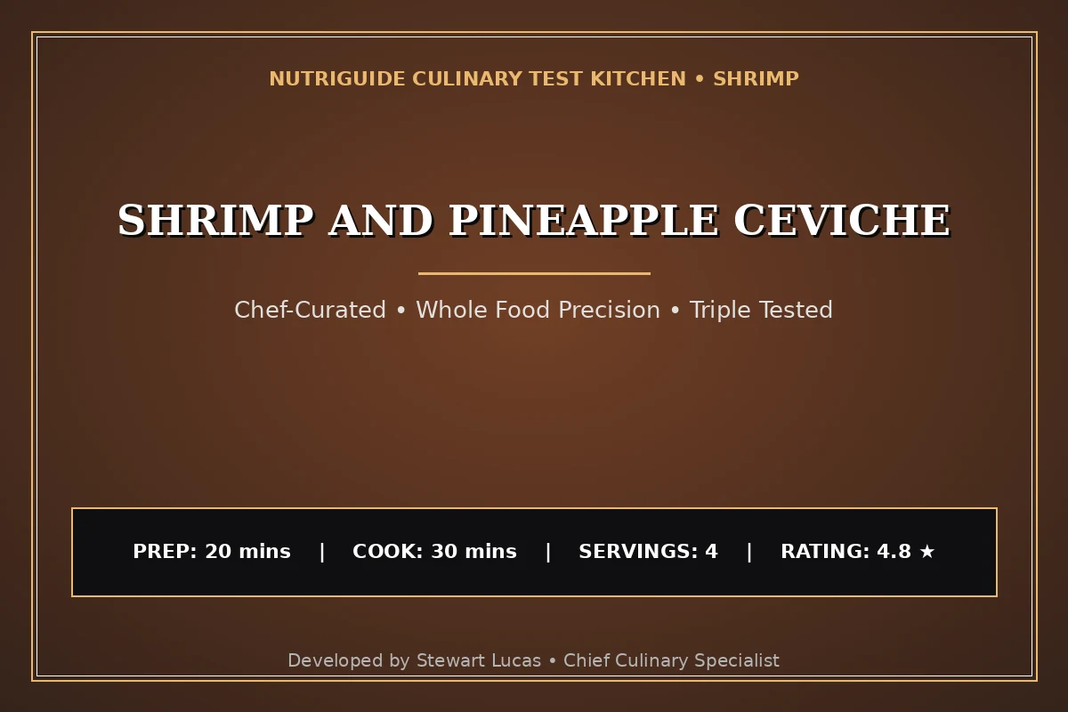 Shrimp And Pineapple Ceviche