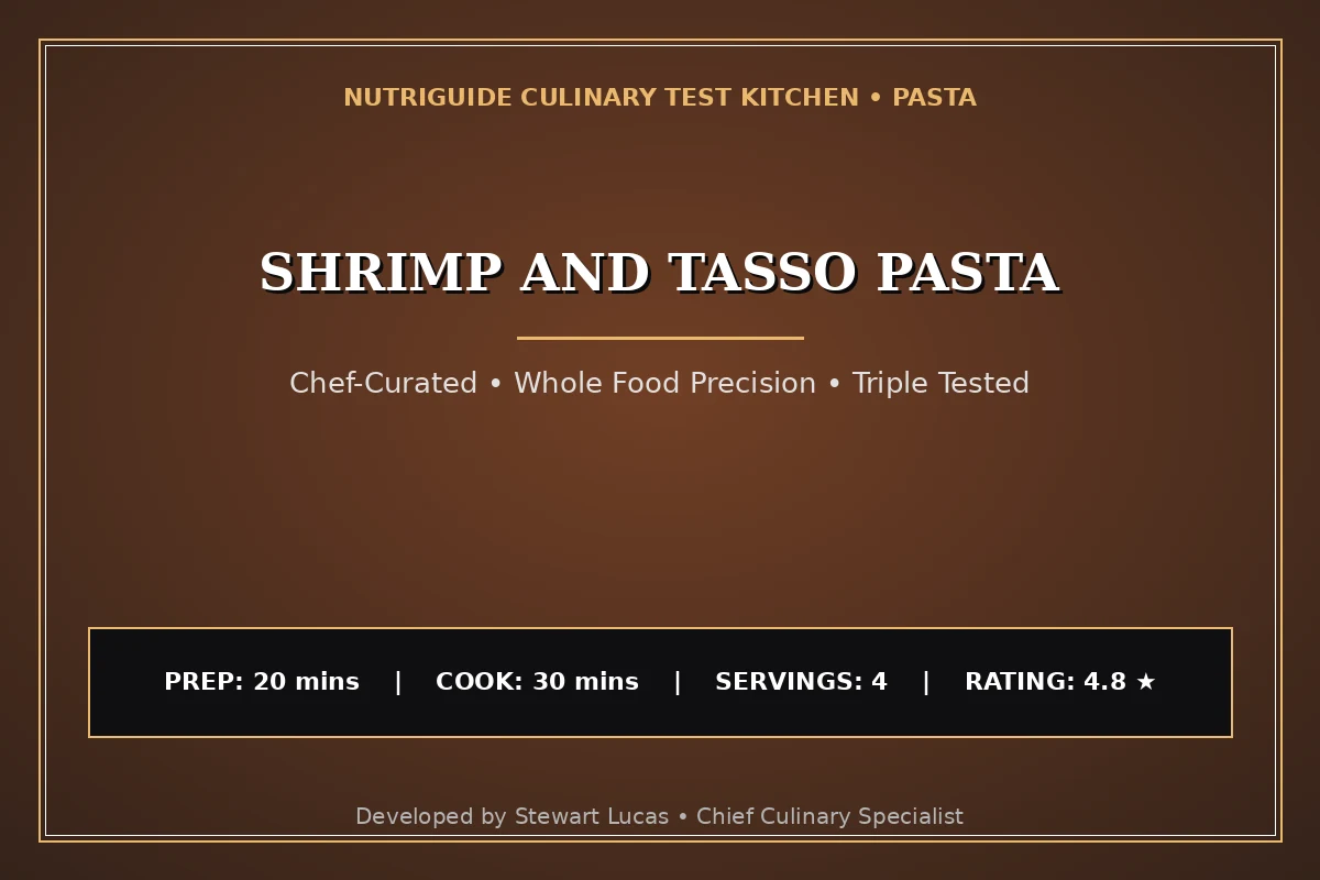 Shrimp And Tasso Pasta