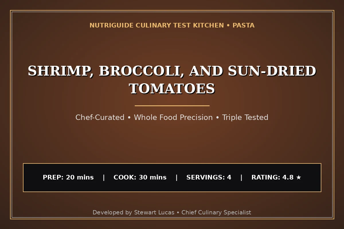 Shrimp, Broccoli, And Sun-Dried Tomatoes