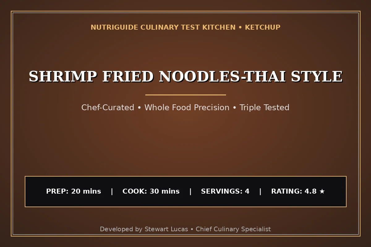 Shrimp Fried Noodles-Thai Style