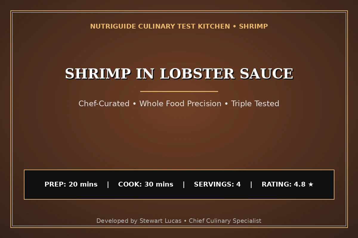 Shrimp In Lobster Sauce