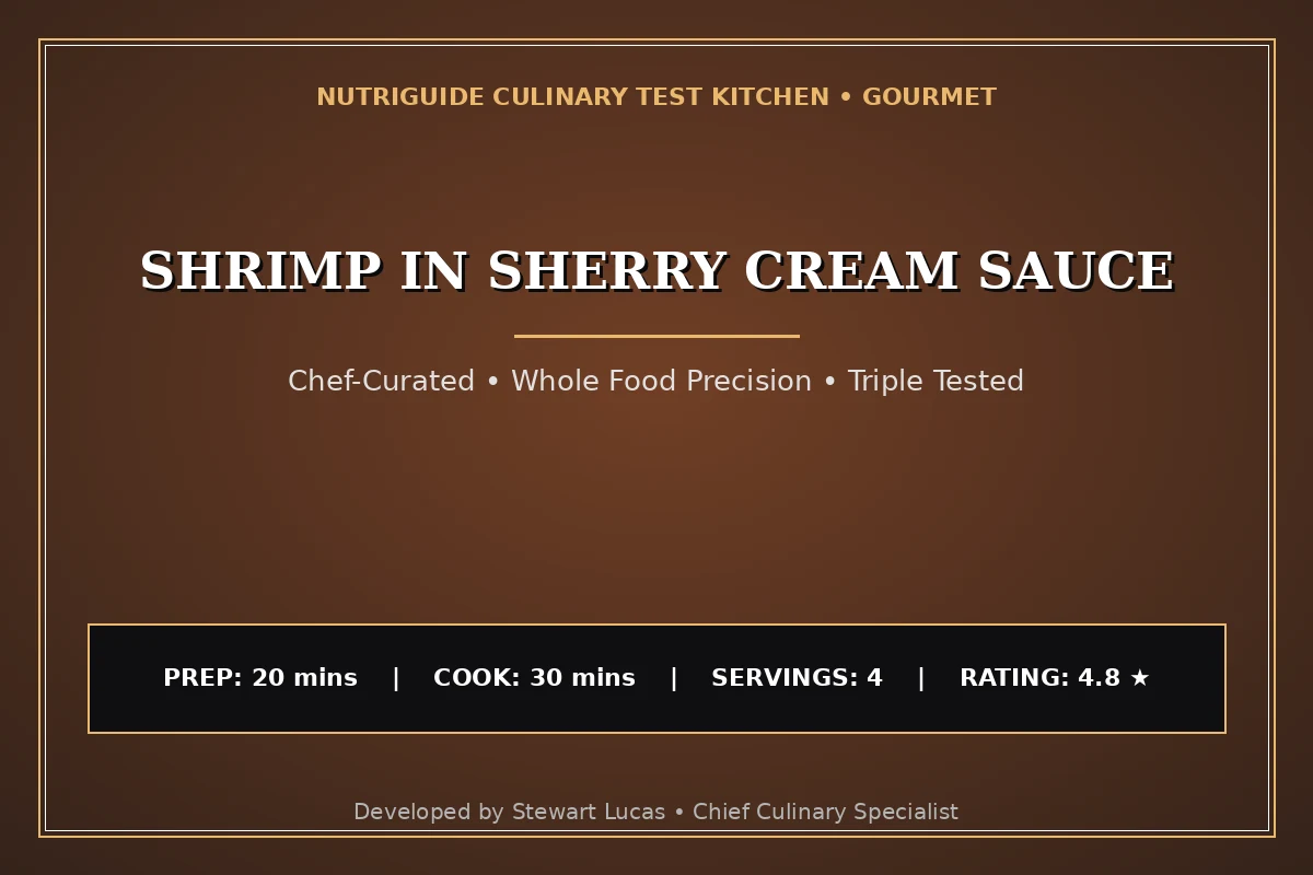 Shrimp In Sherry Cream Sauce