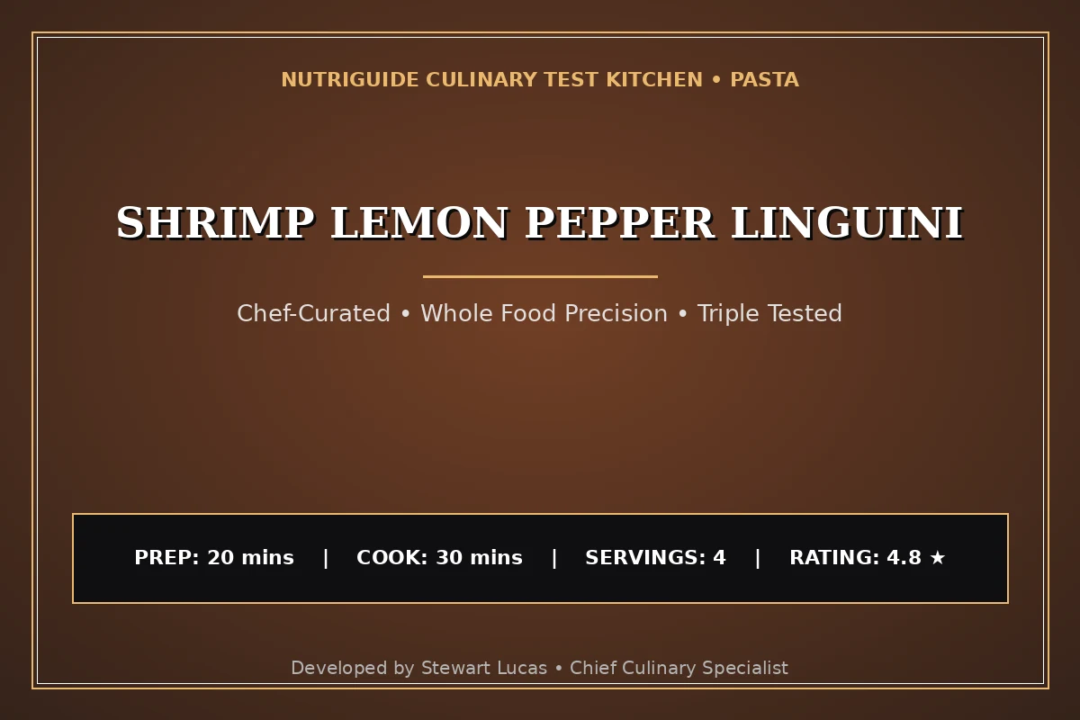 Shrimp Lemon Pepper Linguini