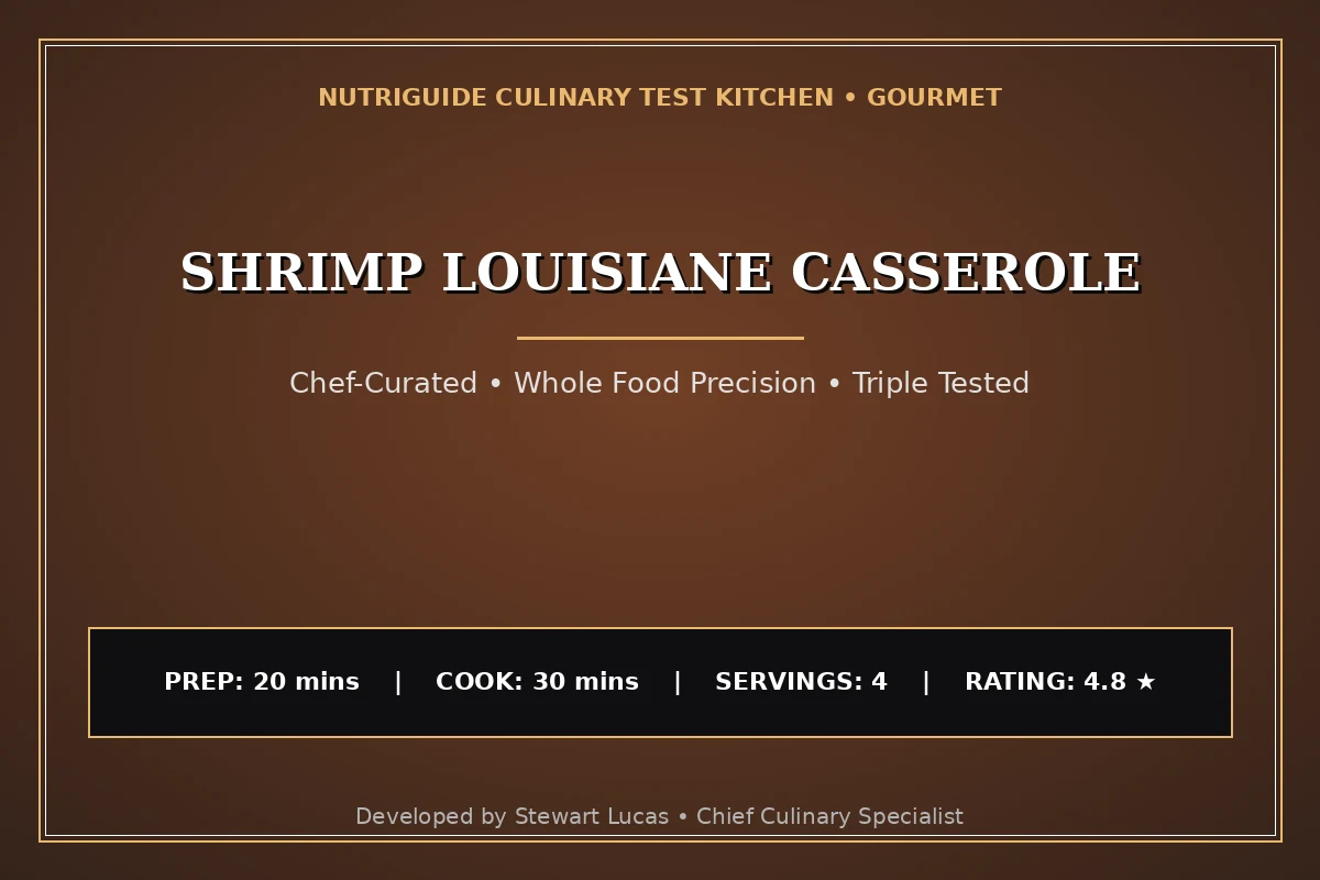 Shrimp Louisiane Casserole